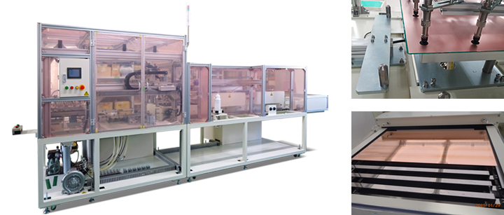 Automatic coating equipment for substrate edges 