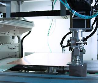 High-speed type automatic coating equipment for substrate edges 