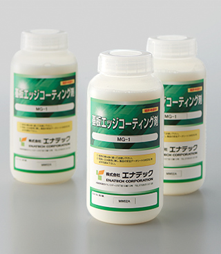Edge coating agent for package substrates